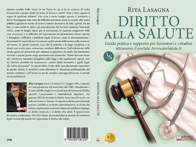 Diritto Alla Salute: Bestseller il libro di Rita Lasagna sulla tutela dei diritti in materia di lavoro e salute