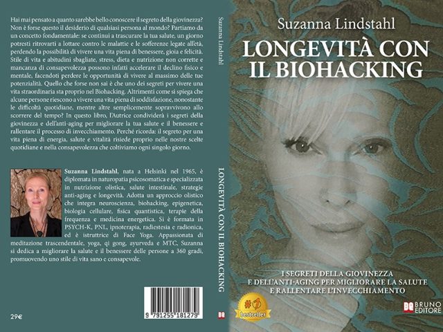 Longevità con il Biohacking: Bestseller il libro di Suzanna Lindstahl sull’importanza delle scelte quotidiane per la salute fisica e mentale