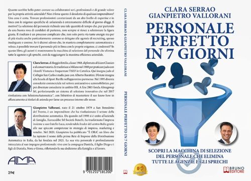 Personale Perfetto In 7 Giorni: Bestseller il libro di Clara Serrao e Gianpietro Vallorani sull’importanza della tecnologia per la selezione della forza lavoro