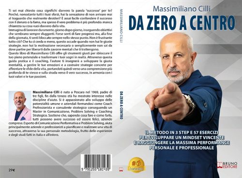 Da Zero a Centro: Bestseller il libro di Massimiliano Cilli sull’importanza di abbracciare un cambiamento sano e consapevole